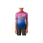 Castelli Marmo Short Sleeve Jersey Blå,Rosa M Women's