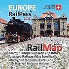 Caty Ross: Europe by RailPass 2018: Discover with Icon and Info Illustrated Railway Atlas Specifically Designed for Global Eurail Interrail 