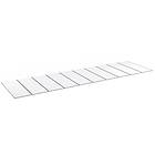 Halle Kanalplast 55 mm Isolux Opal Komplett Tak 55mm Kompl 10st 4500x1250 CZ55O10D