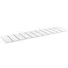 Halle Kanalplast 55 mm Isolux Opal Komplett Tak 55mm Kompl 11st 3500x1250 CZ55O11B