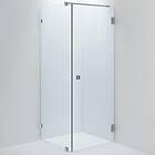 INR Duschhörn Arc 13 Duschvägg ARC Original,Clear, Brushed Stainless,Dörr 800( 11302488
