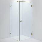 INR Duschhörn Arc 13 Duschvägg ARC Original,Clear, Brushed Brass,Dörr 900(A), 11302899