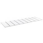 Halle Kanalplast 55 mm Isolux Opal Komplett Tak 55mm Kompl 9st 5000x1250 CZ55O9E