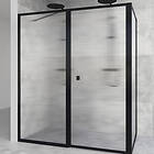 Macro Design Duschhörn Empire L Linjeglas Matt Sort 76x125x98(2245-2275) DEL7612