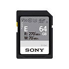 Sony memory card SDXC 64GB E UHS-II U3 V30