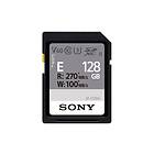 Sony SDXC E series 128GB UHS-II Class 10 U3 V60 SFE128A