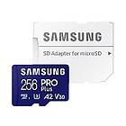 Samsung Pro Plus 2023 microSDXC Class 10 UHS-I U3 V30 A2 256GB