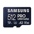 Samsung Pro Ultimate microSDXC Class 10 UHS-I U3 V30 A2 200/130MB/s 512GB