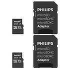 Philips MicroSDHC 2-Pack 32GB Class 10 UHS-I U1 incl. Adapter