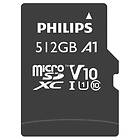 Philips MicroSDXC Card 512GB Class 10 UHS-I U3 incl. Adapter