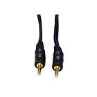 Cables Direct Gold 3.5mm - 3.5mm 2m