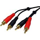 Cables Direct Twin 2RCA - 2RCA 0.5m