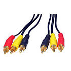 Cables Direct 3RCA - 3RCA 10m