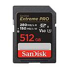 SanDisk Extreme Pro SDXC Class 10 UHS-II U3 V60 280/150MB/s 512GB