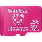SanDisk Nintendo MicroSD I Card Fortnite Edition Cuddle Team 256GB UHS-1