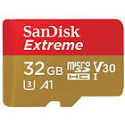 SanDisk MicroSDHC Extreme 32GB A1 100mb/s Uhs-I