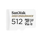 SanDisk microSDXC 512GB HE w/Adapter SDSQQNR-512G-GN6IA