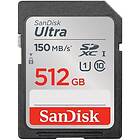 SanDisk Western Ultra Digital SDXC SD 512GB Minneskort SDSDUNC-512G-GN6IN GB