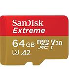 SanDisk Minneskort Micro SDHC Extreme 64G utan Adapter