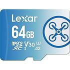 Lexar FLY MICROSDXC 1066X UHS-I R160/W60MB (C10/A2/V30/U3) 64GB