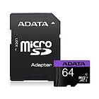 Adata A-DATA 64GB MICROSDXC UHS-I CLASS10 AUSDX64GUICL10-PA1