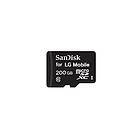 SanDisk 200 GB microSDXC för LG Mobile