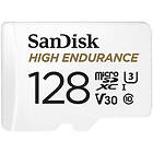 SanDisk MicroSDXC High Endurance Minneskort med Adapter, 128GB SDSQQNR-128G-AN6IA