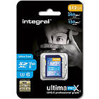 Integral Memory UHS-II 512GB V60 SD-kort upp till 260 MB läshastighet och 150 MB professionell höghastighets SDXC skrivhastighet