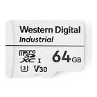 Bosch Western Digital Industrial Flash-minneskort 64 GB Video Class V30 UHS-I U3 mikroSDXC UHS-I vit