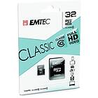 EMTEC microSDHC 32GB Class10 Classic ECMSDM32GHC10CG