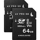 Angelbird SD Match Pack för Panasonic GH5/GH5S (2x 64 GB SD)