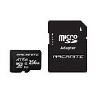 GB ARCANITE 256 microSDXC-minneskort med adapter – A1, UHS-I U3, V30, 4K, C10, Micro SD, optimala läshastigheter upp till 90 MB/s