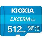 Kioxia MicroSD Exceria G2 512GB LMEX2L512GG2