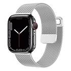 Milanese Armband Apple Watch 7 (45mm) Silver