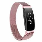 Milanese Magnetiskt Armband FITBIT Inspire Inspire HR Rosa