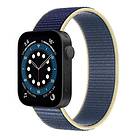 Apple Watch 7 (44mm) Nylon Armband Artic Ocean Blue