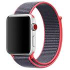 Apple Watch 38mm Nylon Armband Electric Pink