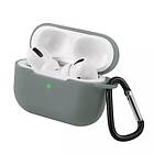 Silikonskal med krok till Airpods Pro, Grå