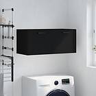 vidaXL Väggskåp svart 80x36.5x35 cm konstruerat trä 830077