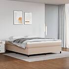 vidaXL Ramsäng cappuccino 180x200 cm konstläder 3121064