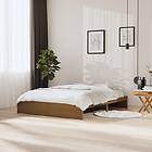vidaXL Sängynrunko honungsbrun massivt trä 160x200 cm 814962