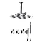 Vola Takduschset 5471R-051A för Inbyggnad Krom