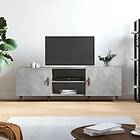 vidaXL Tv-bänk betonggrå 150x30x50 cm konstruerat trä 829072