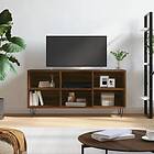 vidaXL TV Stand brun ek 103.5x30x50 cm konstruerat trä 826995