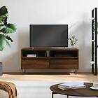 vidaXL TV Stand brun ek 100x34.5x44.5 cm konstruerat trä 831243