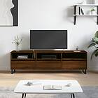 vidaXL TV Stand brun ek 150x30x44.5 cm konstruerat trä 831307