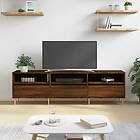 vidaXL Tv-bänk brun ek 150x30x44,5 cm konstruerat trä 831275