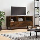 vidaXL Tv-bänk brun ek 102x36x50 cm konstruerat trä 829067