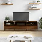 vidaXL TV-benk brun ek 150x30x44,5 cm konstruerat trä 831267