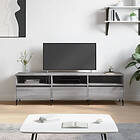 vidaXL Tv-bänk grå sonoma 150x30x44,5 cm konstruerat trä 831298